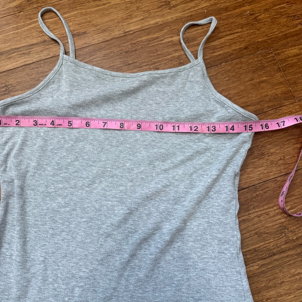 Women's Gray Sleeveless Robbed Romper Gray XL - Picture 3 of 6